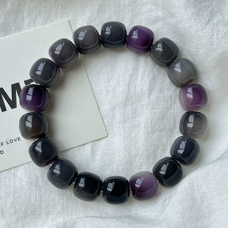 Organic Bodhi rosary for men and women, bracelet walnut
