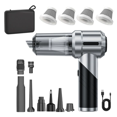 Tozsoranlar charging four-in-one car vacuum - brushless-foldable-plus3-sections2000mahthree-speed-adjustment012-storage-bagfilter-element4