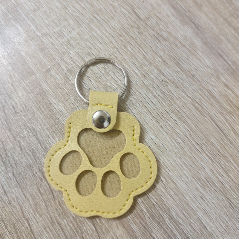 メーカー既製クリエイティブ犬足跡猫足ペットキーホルダーペンダント透明写真ペット周辺機器|undefined