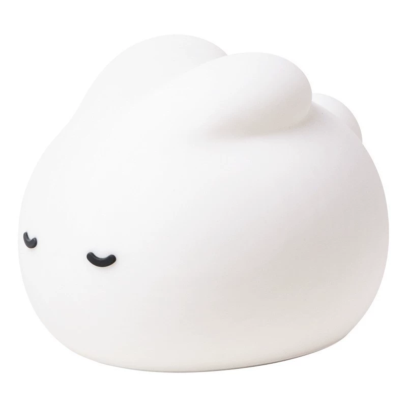 Силиконовая ночная лампа-кролик BD‑NL‑20 (Dream Rabbit), USB-перезаряжаемая, тёплый свет 3000K, 800мАч