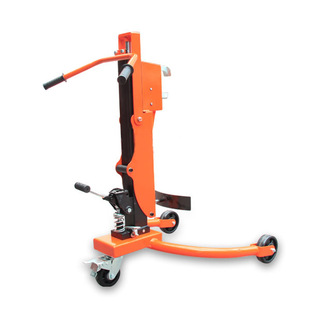Foot-Operated Hydraulic Oil Drum Truck Dt350A Weighing Oil Drum Handling Truck with Load Capacity of 350kg Plastic Drum Handling Truck