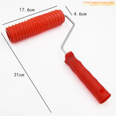 Wood Grain Roller Brush Art Paint Wood Grain Roller Coater Wood Grain Rubber Wood Grain Mold Wall Art Tool
