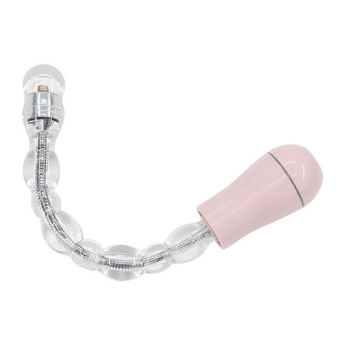 Silicone female masturbation device, USB rechargeable vibrating deformation back chamber bead masturbation device, adult sex toy wholesale