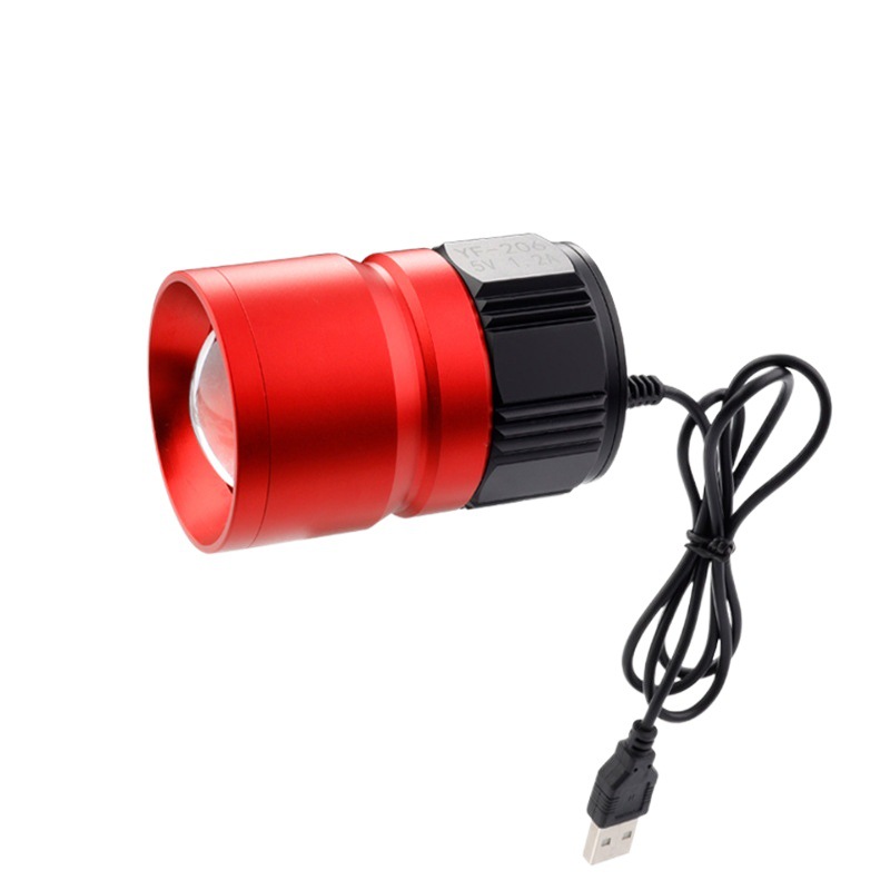 Factory night fishing lamp fishing lamp blue light purple table fishing super bright strong light fish lamp external fishing lamp high power flashlight
