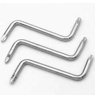 Special Z-type screwdriver for mudguard installation, S-type right angle elbow wrench, cross plum blossom mini dual-purpose