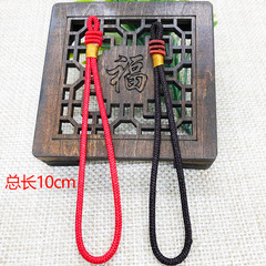 繩頭廠家直銷中國結錦綸紅圈弔頭手把繩子配件批發優質配飾手把件