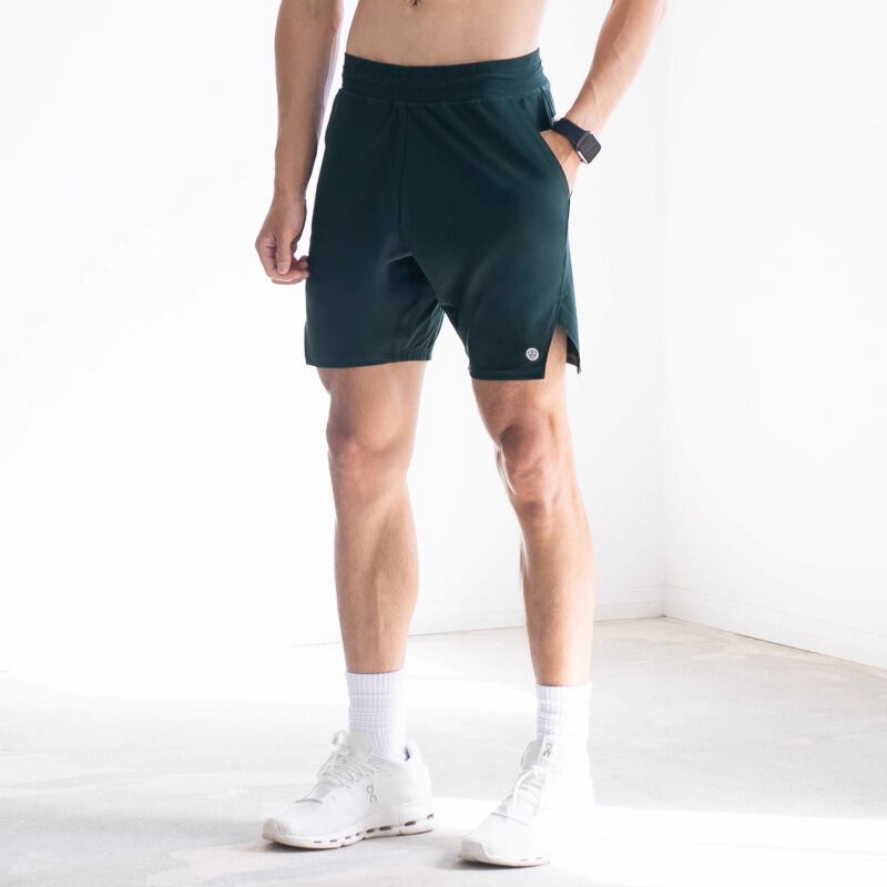 Summer New Men's Sports Shorts, Elastic Five-Point Pants, Fitness Training Pants, Trendy Brand, Thin Style, Casual Sports