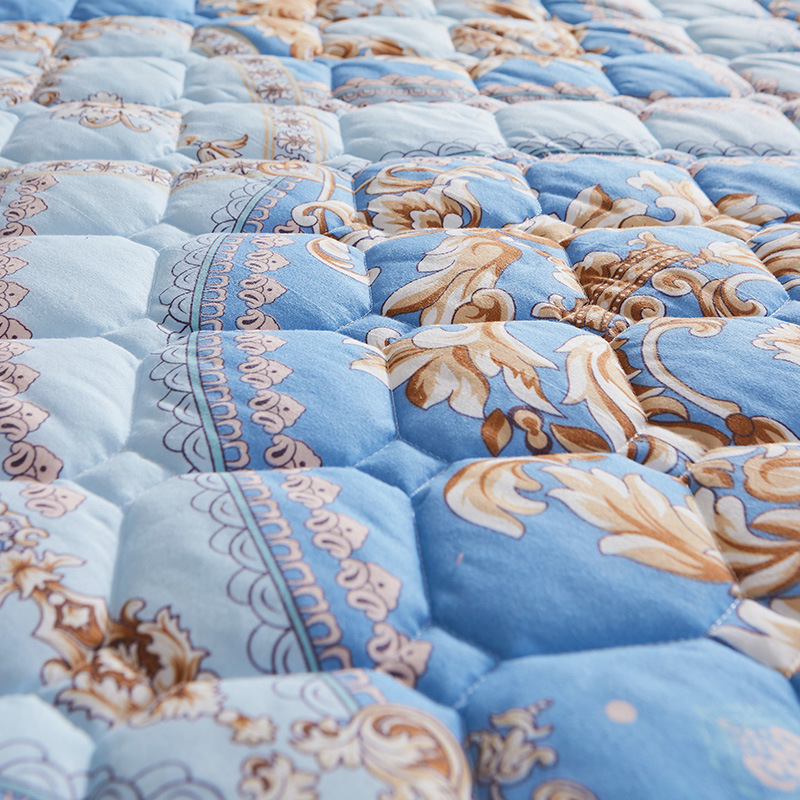 Transfronterizos encaje vestido de cama de estilo coreano encaje de algodón grueso cama de filamento molienda cama de acolchón polvo cubierta de cama al por mayor