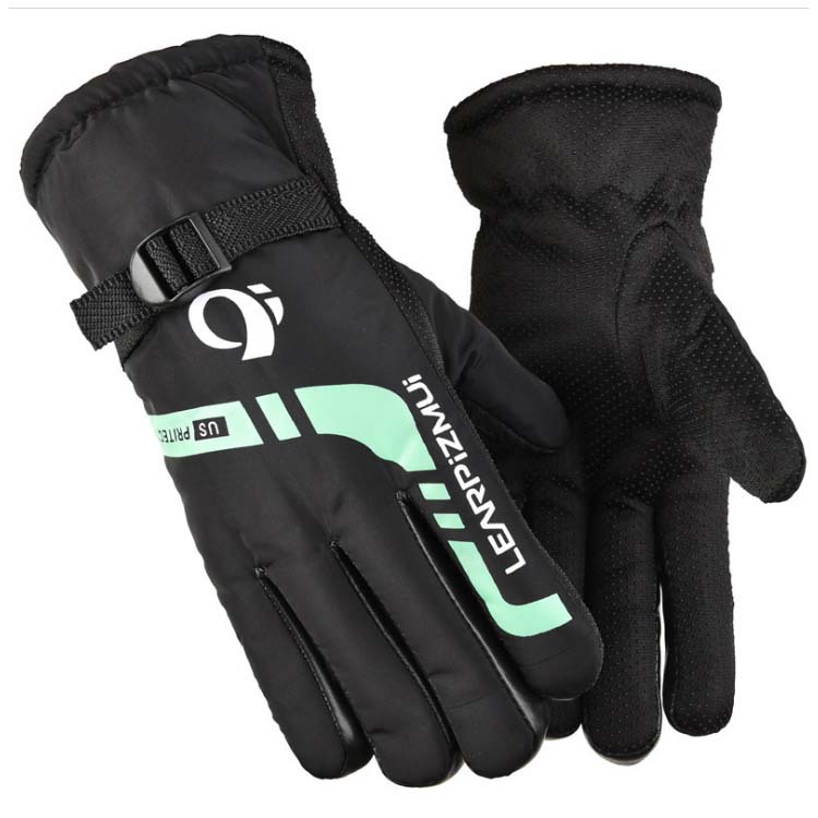 Men's gloves outdoor cycling driving in autumn winter skiing, keeping warm, adding velvet to motorcycles for wind and_voghion.com