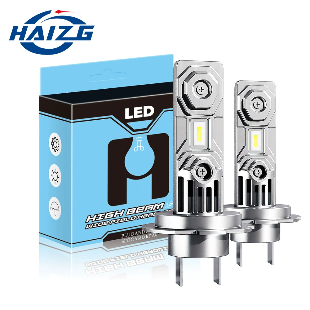 HAIZG автомобильная светодиодная фара Встроенная H7 Встроенная высокая яркость дальнего и ближнего света автомобиля Мотоцикл светодиодная фара противотуманная фара