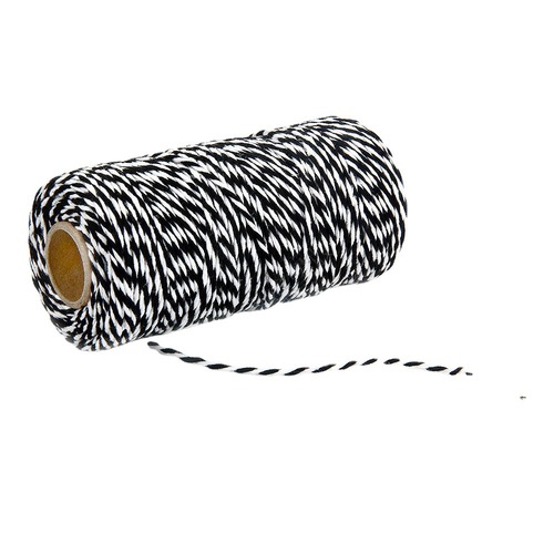 Christmas accessories 2mm two-color cotton rope, two-color thread decoration for rice dumplings, colorful 2mm thick cotton rope