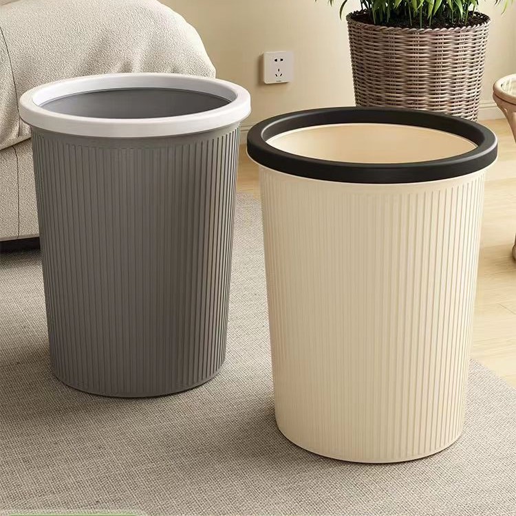 plastic capacious big garbage can for home use for living room