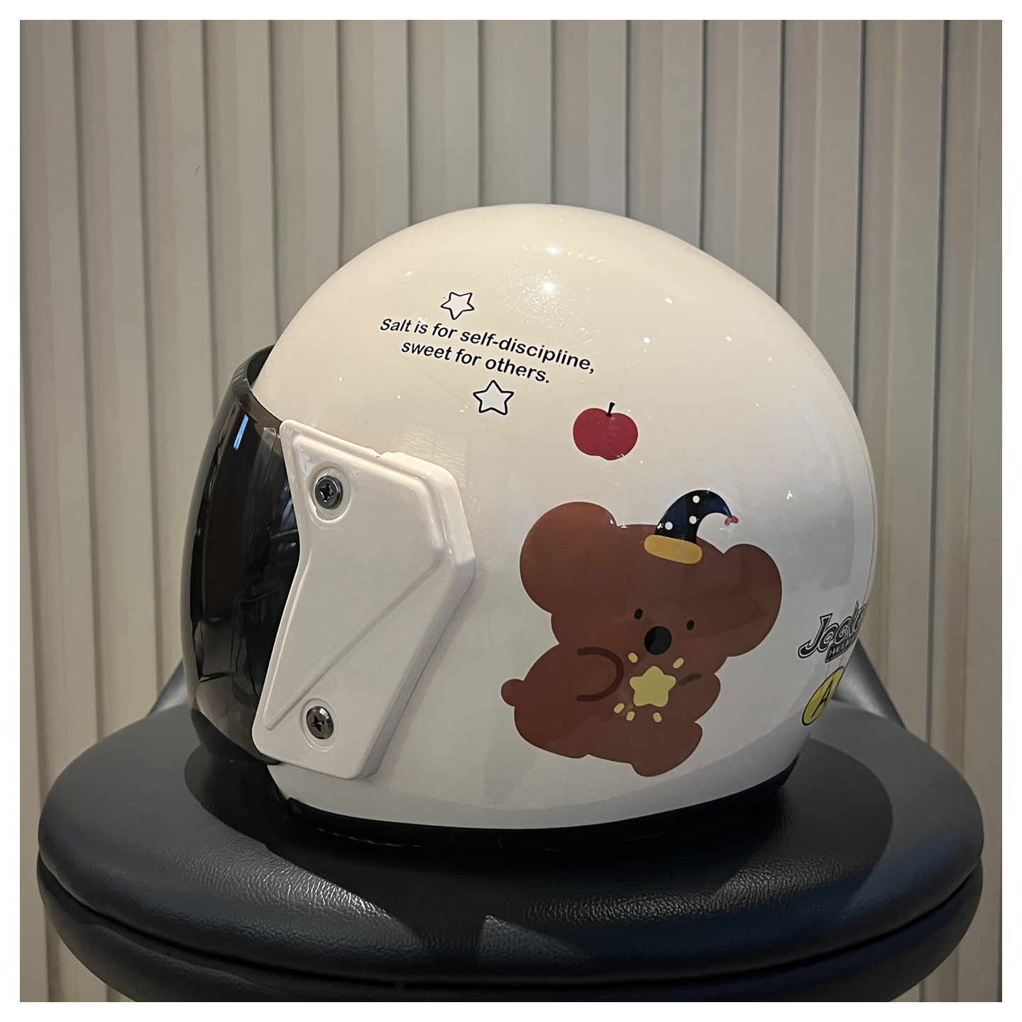 3C National Standard Certified Electric Vehicle Helmet, Men's and Women's Motorcycle Helmet, Four-Season Windproof Universal Cartoon Cute Safety Helmet