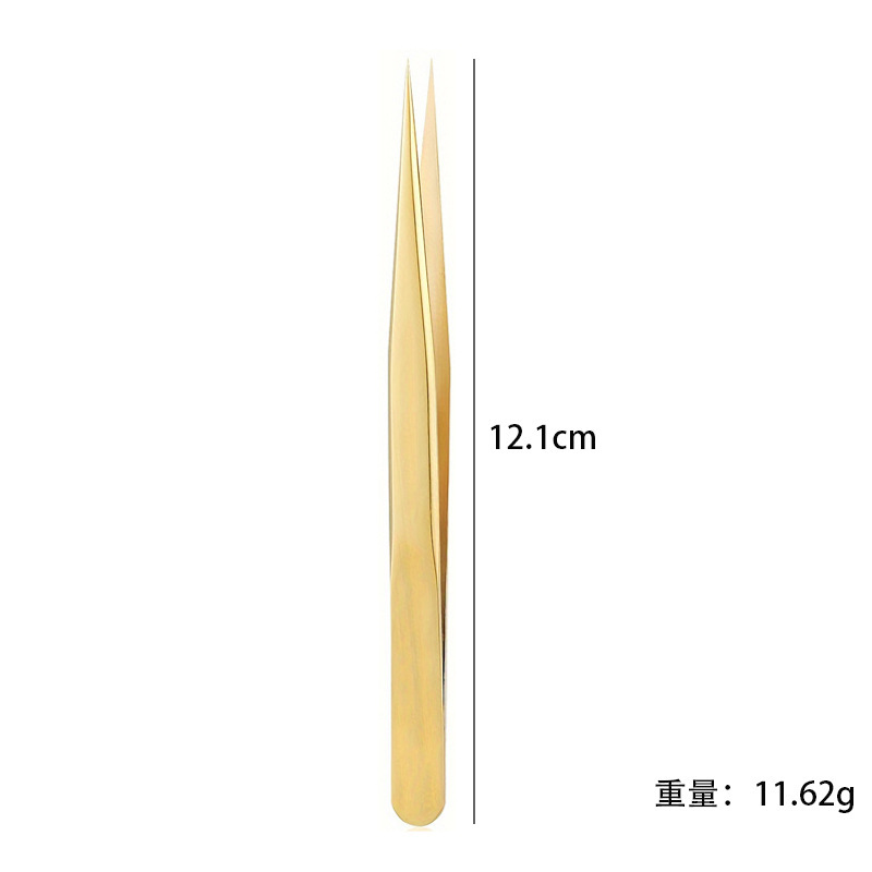 嫁接假睫毛镊子美睫师种睫毛开花辅助金羽夹子高精密专业美睫工具|undefined