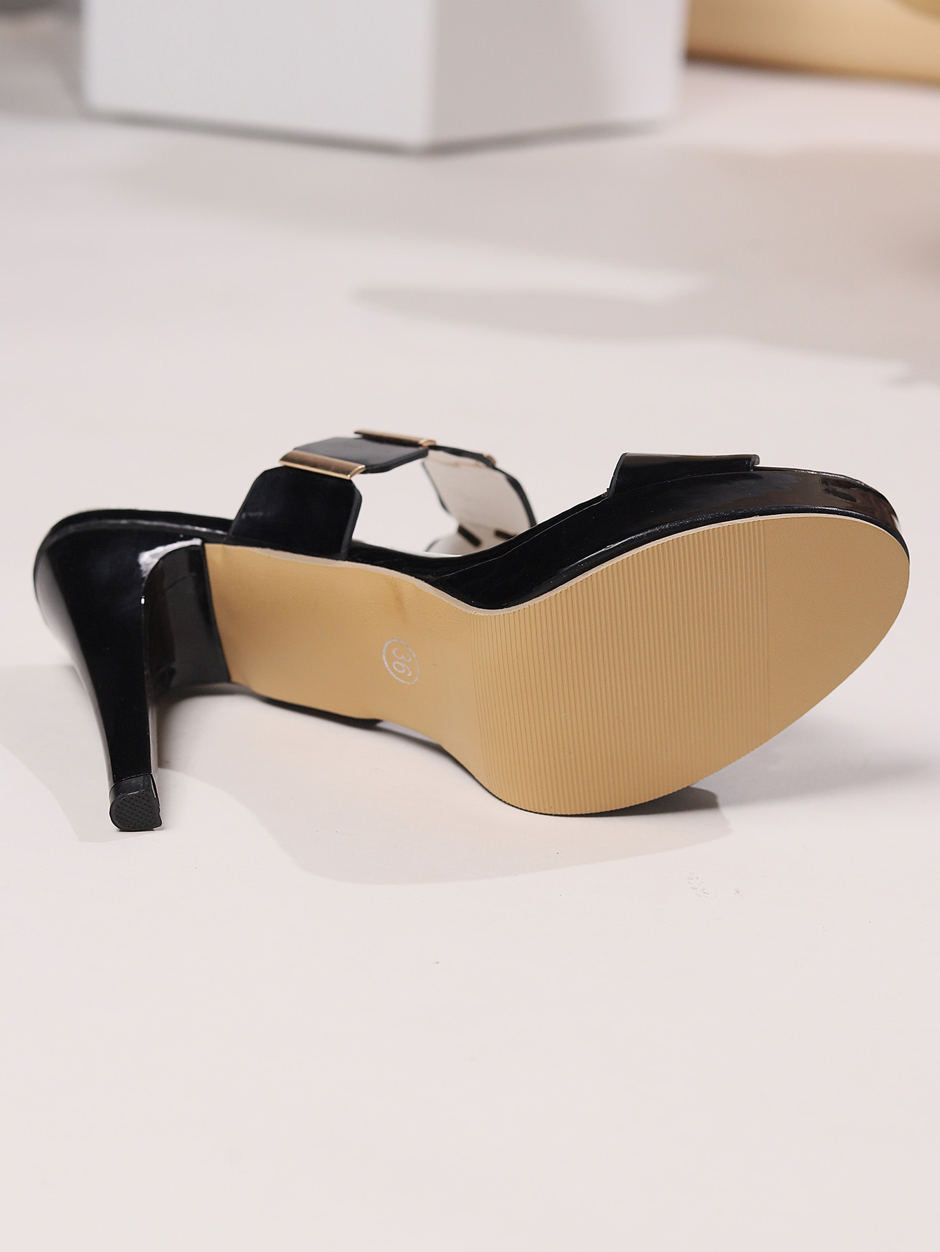 Large size fashionable slim heeled sandals for women summer new item fish mouth high heels one piece cool_voghion.com