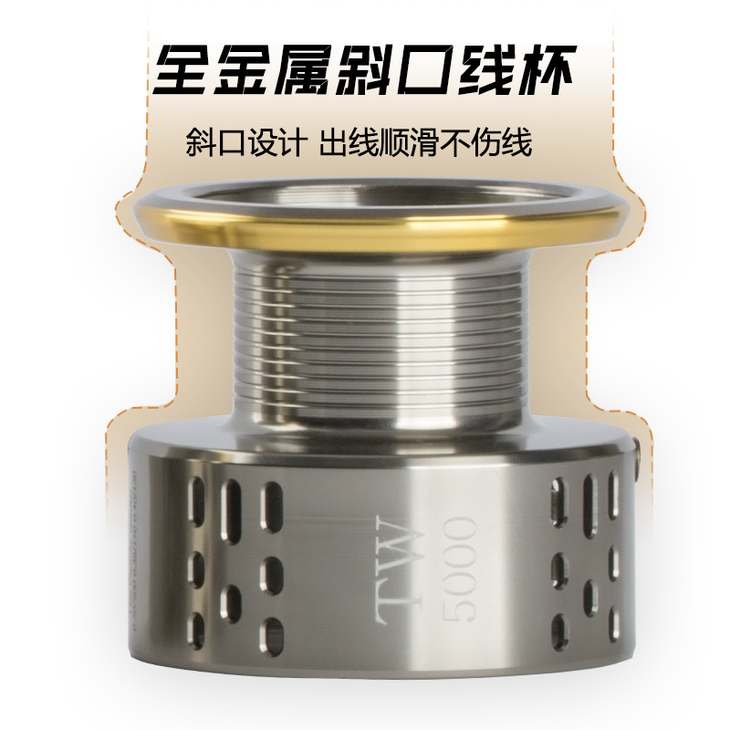 Billings de metal Aurora galvanoplastia rueda giratoria rueda de pesca Luya tiro largo carretera rueda asiática rueda de pesca caña de pescar artes de pesca al por mayor