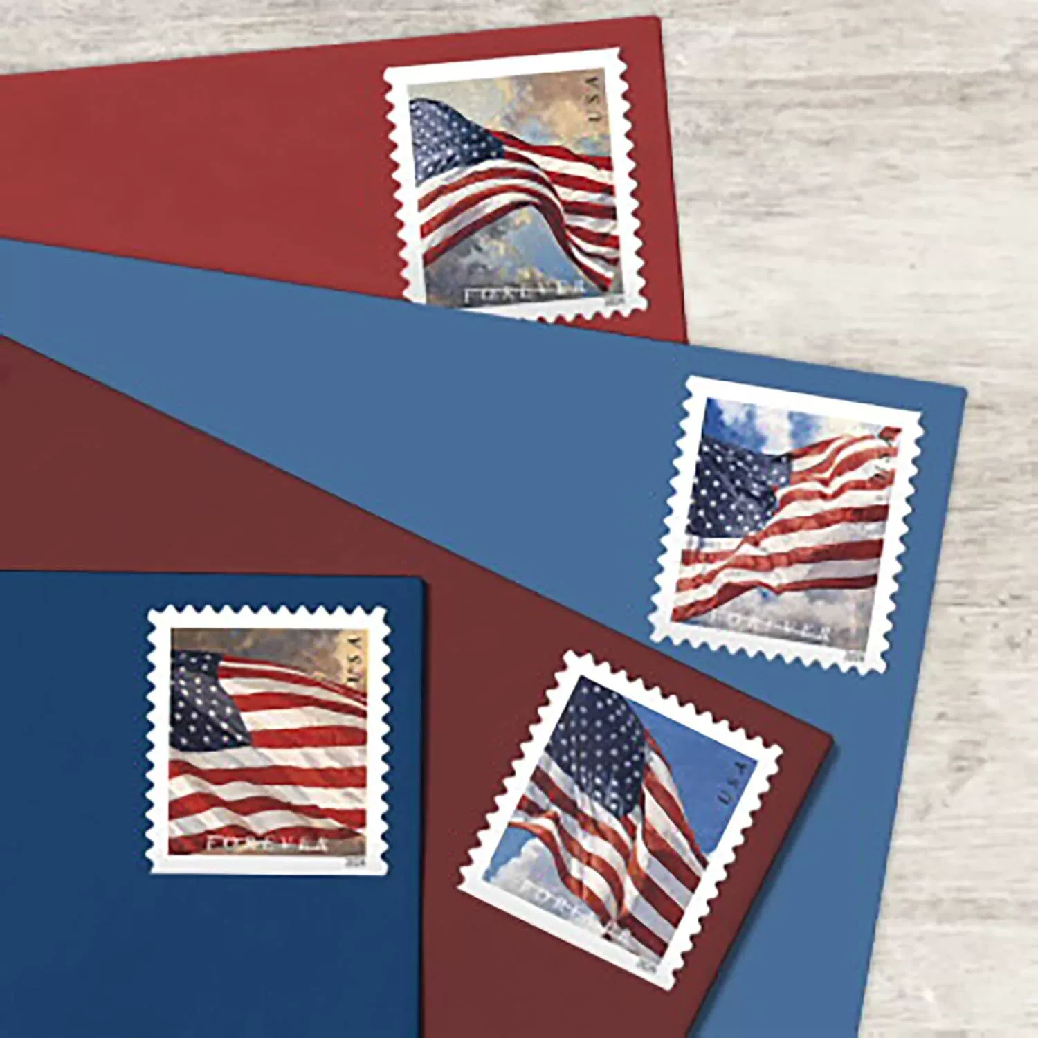 Трансграничные горячие продажи U.S.Flag ForeverStamps Флаг США Наклейки Флаг День Независимости Флаг Марки