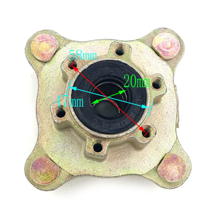 Brida de motocicleta de cuatro ruedas ATV 110 brida cubo de la rueda asiento fijo go-kart brida asiento fijo