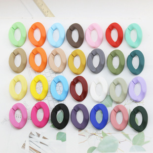 DIY�Ʒ��� 30*22mm��Ƥ���ָ���朿�朗l�_��Ȧ耳׿۰�������