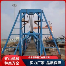 大型挖沙船 河道挖沙设备 各种型号淘金船 水力选金设备厂家