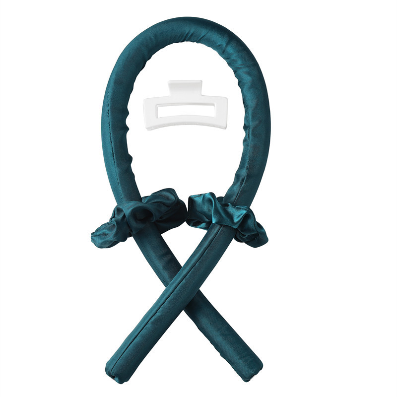 녹색 OPP 가방 (컬링 아이언 + 2 헤어 링 + 클립)