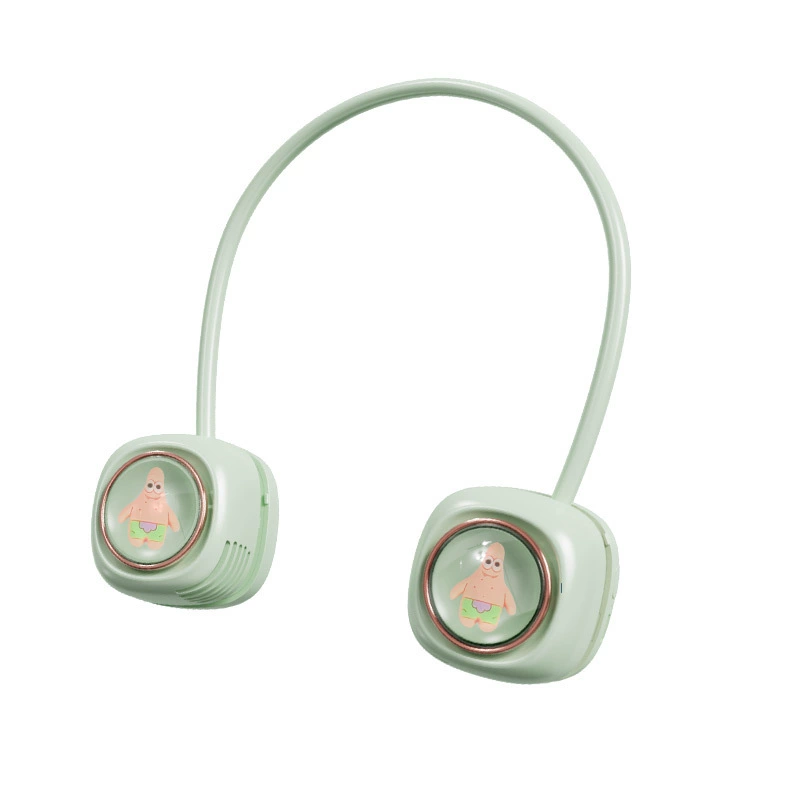 Cute air fan, handheld folding night light, new collection