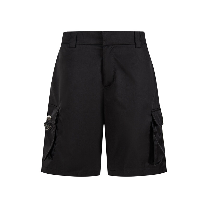 High-Quality Version of the Original Standard & Poor's Pocket Triangle Logo Bermuda Nylon Work Shorts for Men and Women, Simple and Sophisticated High-Quality Version of the Original Standard & Poor's Pocket Triangle Logo Bermuda Nylon Work Shorts for Men and Women, Simple and Sophisticated