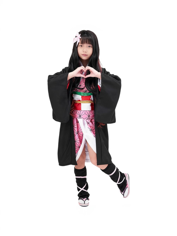 鬼灭之刃炭治郎弥豆子我妻善逸富冈义勇儿童万圣节cosplay服|undefined