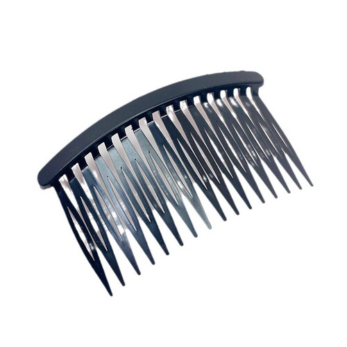Black plastic insert comb 14 teeth 16 teeth 18 teeth 24 teeth bangs hair comb broken hair clip DIY accessories manufacturer direct sales