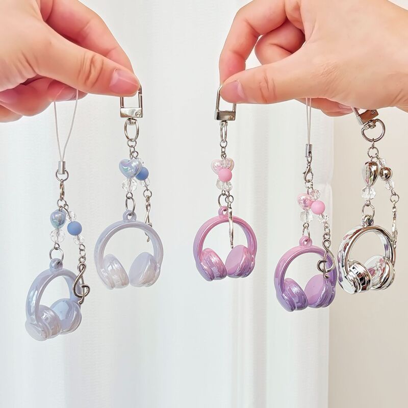 Chiyu Original Ns-Style Music Earphone Phone Chain Personalized Backpack Pendant Musical Note Keychain Creative Pendant Wholesale