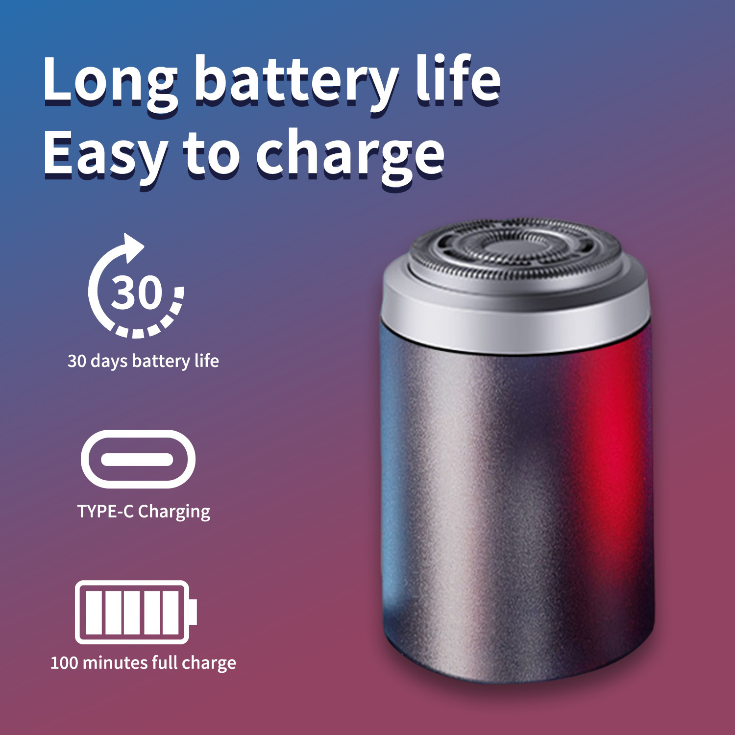 Mini Portable Shaver For Men Fully Washable Floating Head Car Shaver Personal Care Home Appliances_voghion.com