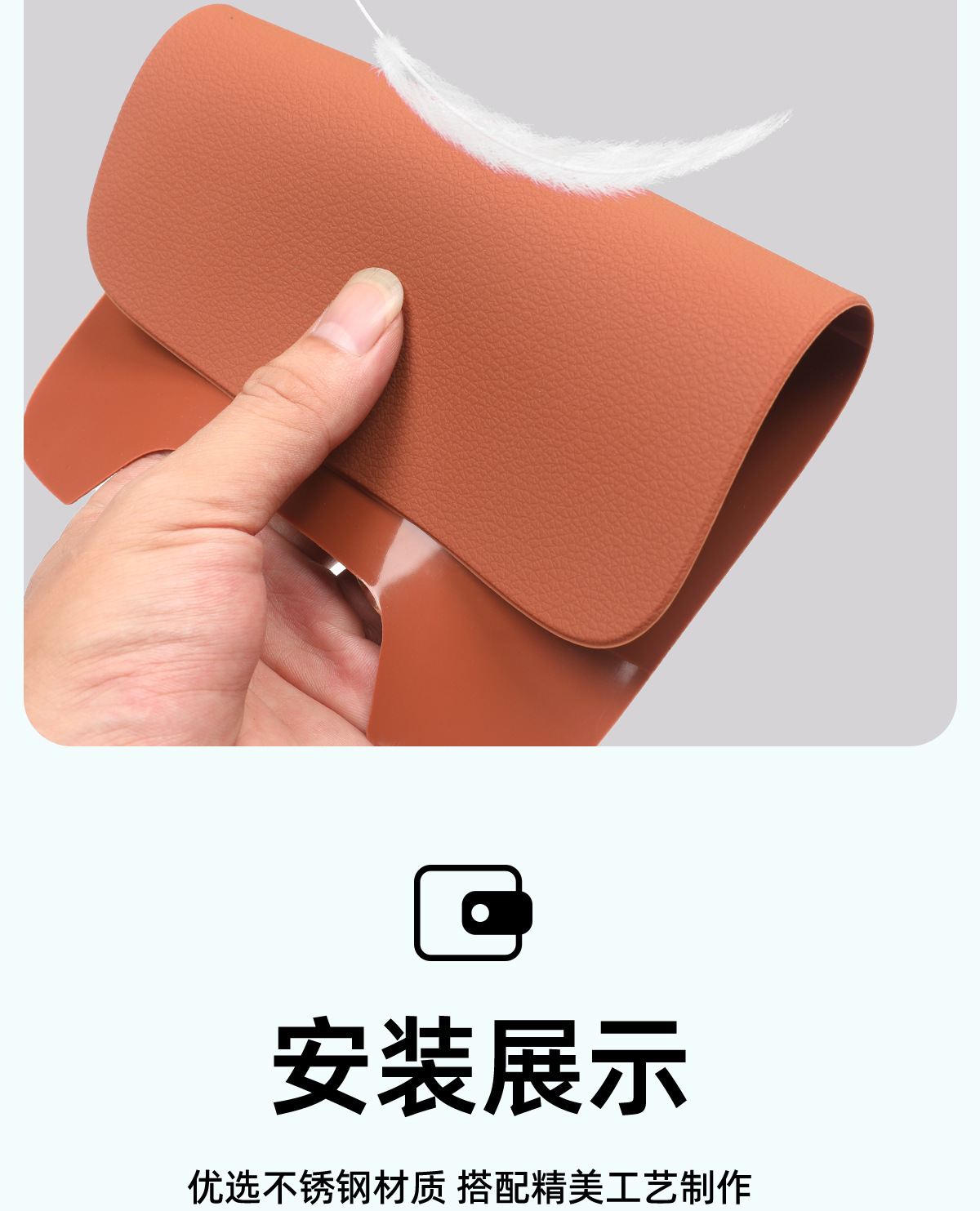 Mercedes-Benz C-Class Center Console Protection Pad Glc300L Silicone Sticker C260 Panel Anti-Slip C200 Car Interior Protection