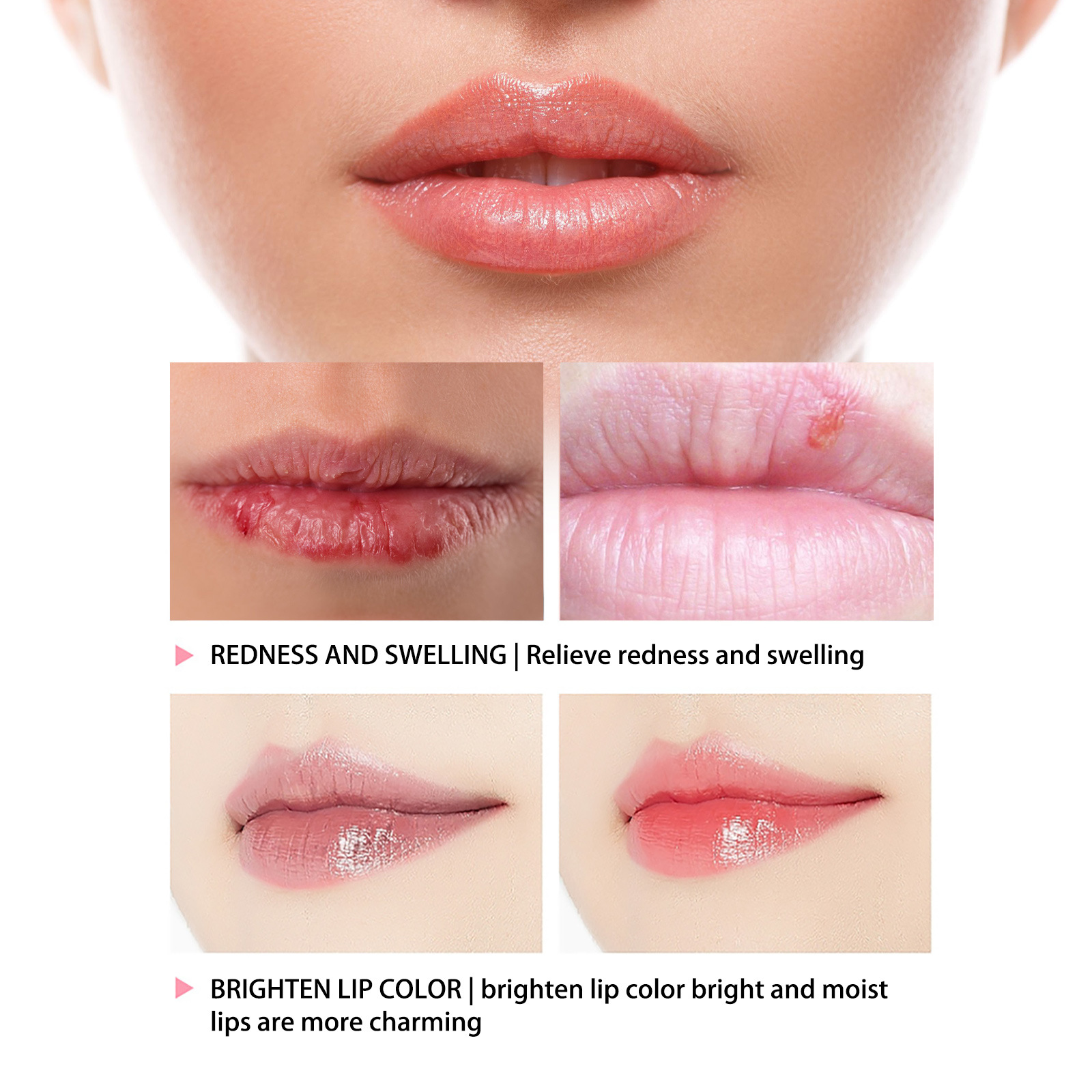 EELHOE hydrate, répare les peaux mortes, prévient les fissures sèches et soigne en douceur l'huile pour les lèvres_voghion.com