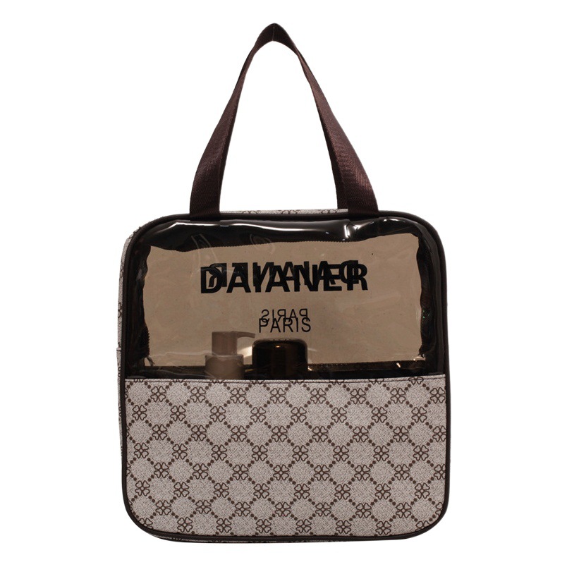 Factory-Approved Waterproof Toiletry Bag 2025 New Model Large Capacity Storage Makeup Bag Bath Storage Bag Urban Simple Style