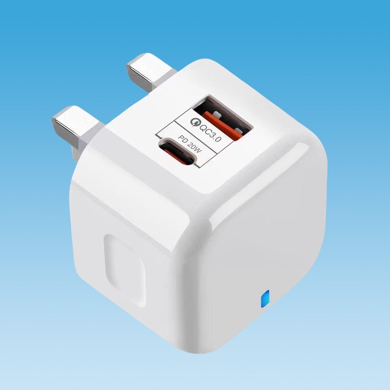 英国標準 PD20W+QC3.0 充電器 UKCA 英国標準 PD 充電急速充電 Apple Samsung PD 急速充電ヘッドに適しています|undefined