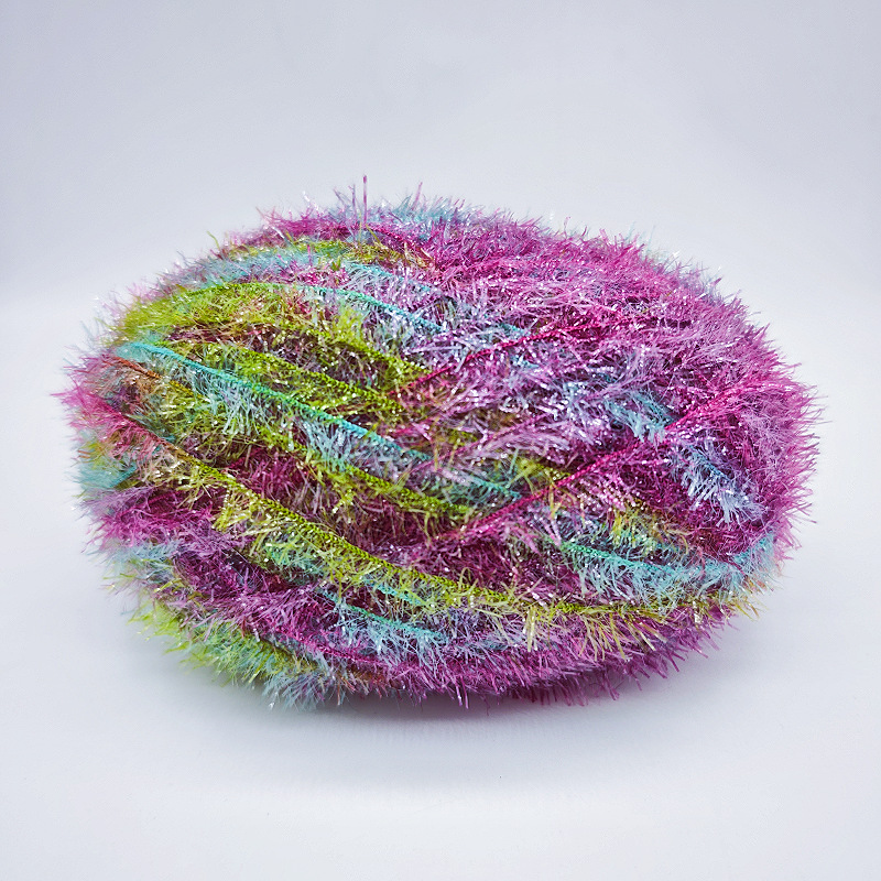 Hilo Brillante para Tejido a Mano de Poliéster para Crochet y DIY image 56