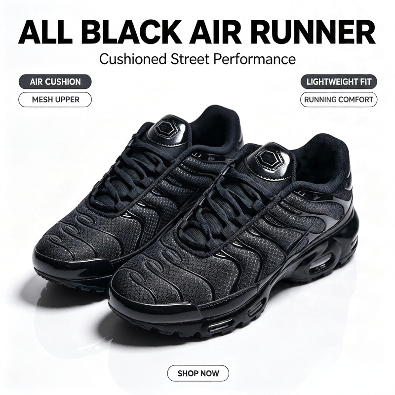 Putian shoes TN cross-border foreign trade MaxPlus air cushion shoes, men's sports shoes, large size 17, running shoes