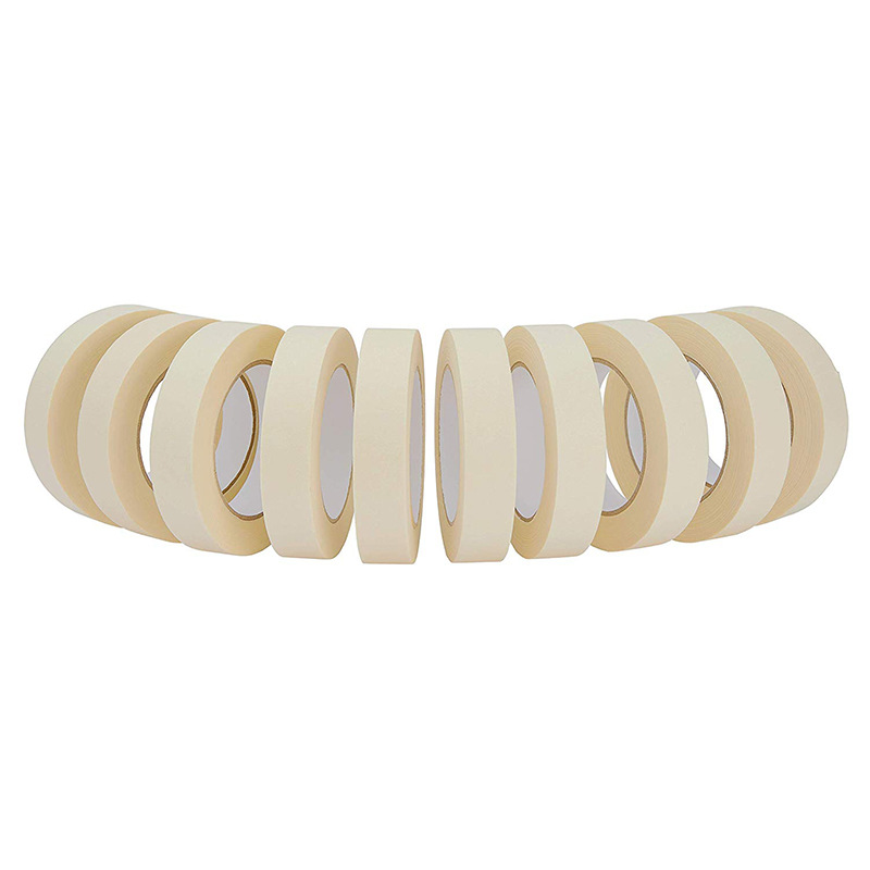 Fábrica al por mayor blanco amarillo llano decoración pintura en aerosol pintura de arte hermosa costura separación de color cinta de papel enmascarador