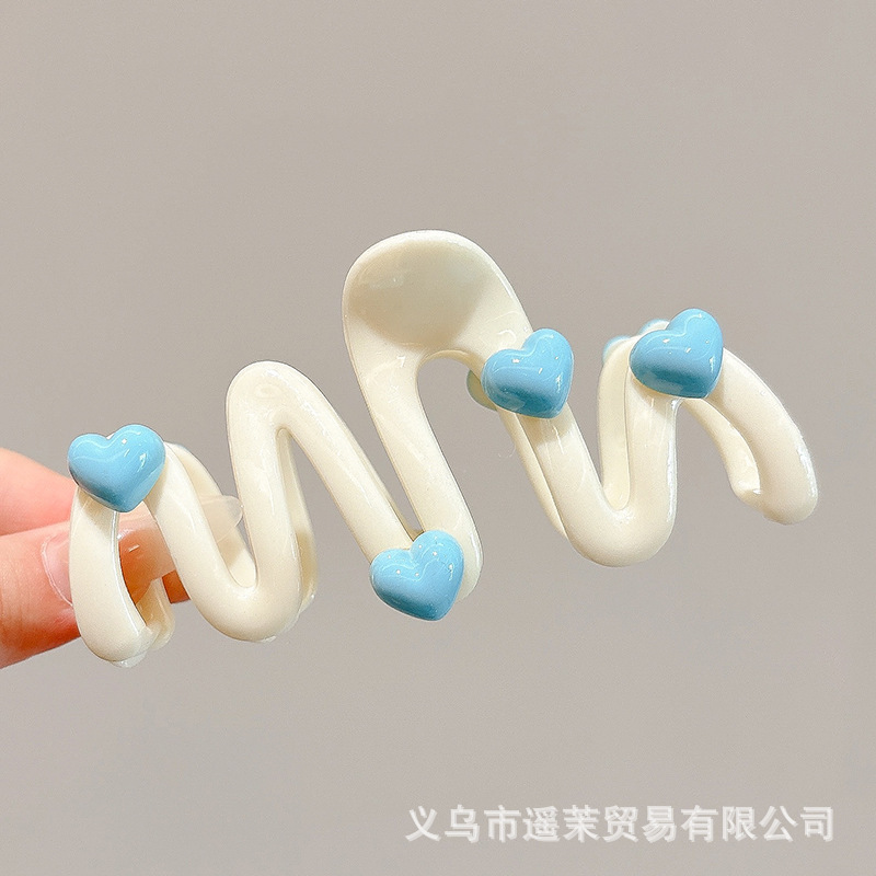 咖色磨砂抓夹女2025年新款发夹后脑勺大号发量多鲨鱼夹子发卡头饰|undefined