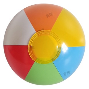Cross-border factory direct inflatable water ball pvc mini six-piece colored ball 12cm inflatable water beach ball toys