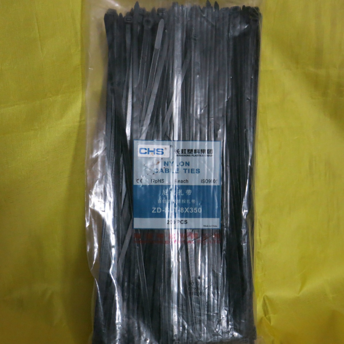 8*350mm长虹黑色尼龙扎带.自锁式聚酰胺扎带/非标扎带