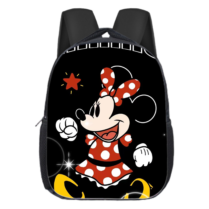 Mochila escolar popular de Mickey para niños, mochila de jardín de infantes, dibujos animados, linda, versátil, para estudiantes de primaria, mochila de gran capacidad, ligera