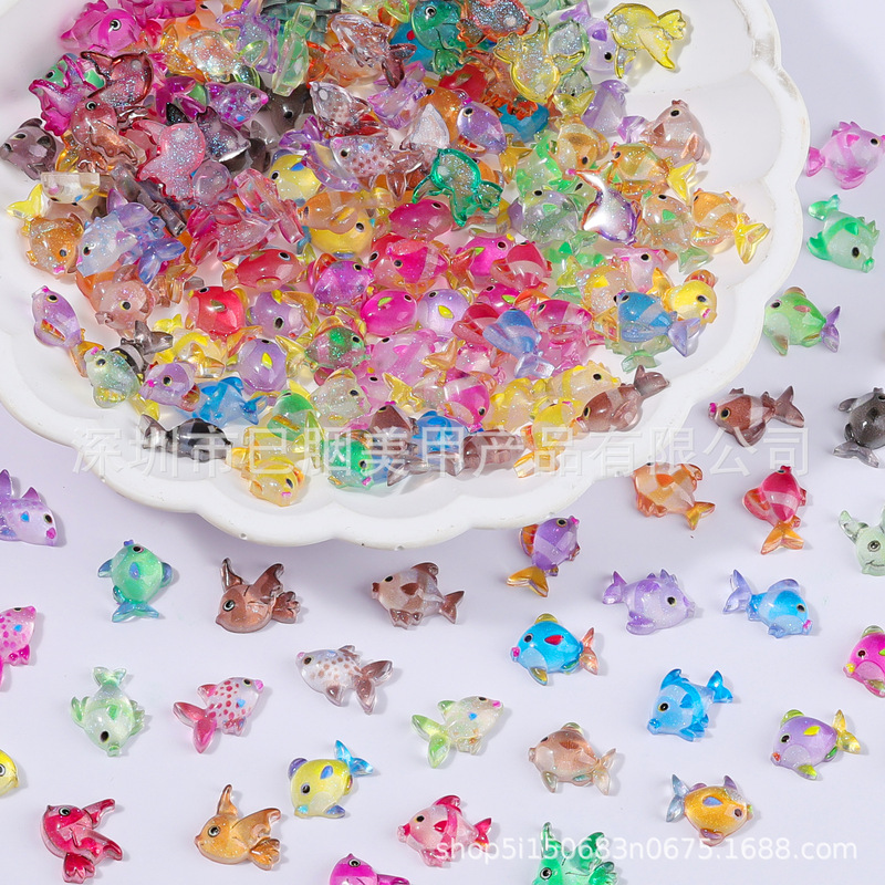Cross-Border Popular Acrylic Resin Ocean Series Nail Art Decorations, Angel Fish Cartoon Tropical Fish Nail Decorations Cross-Border Popular Acrylic Resin Ocean Series Nail Art Decorations, Angel Fish Cartoon Tropical Fish Nail Decorations