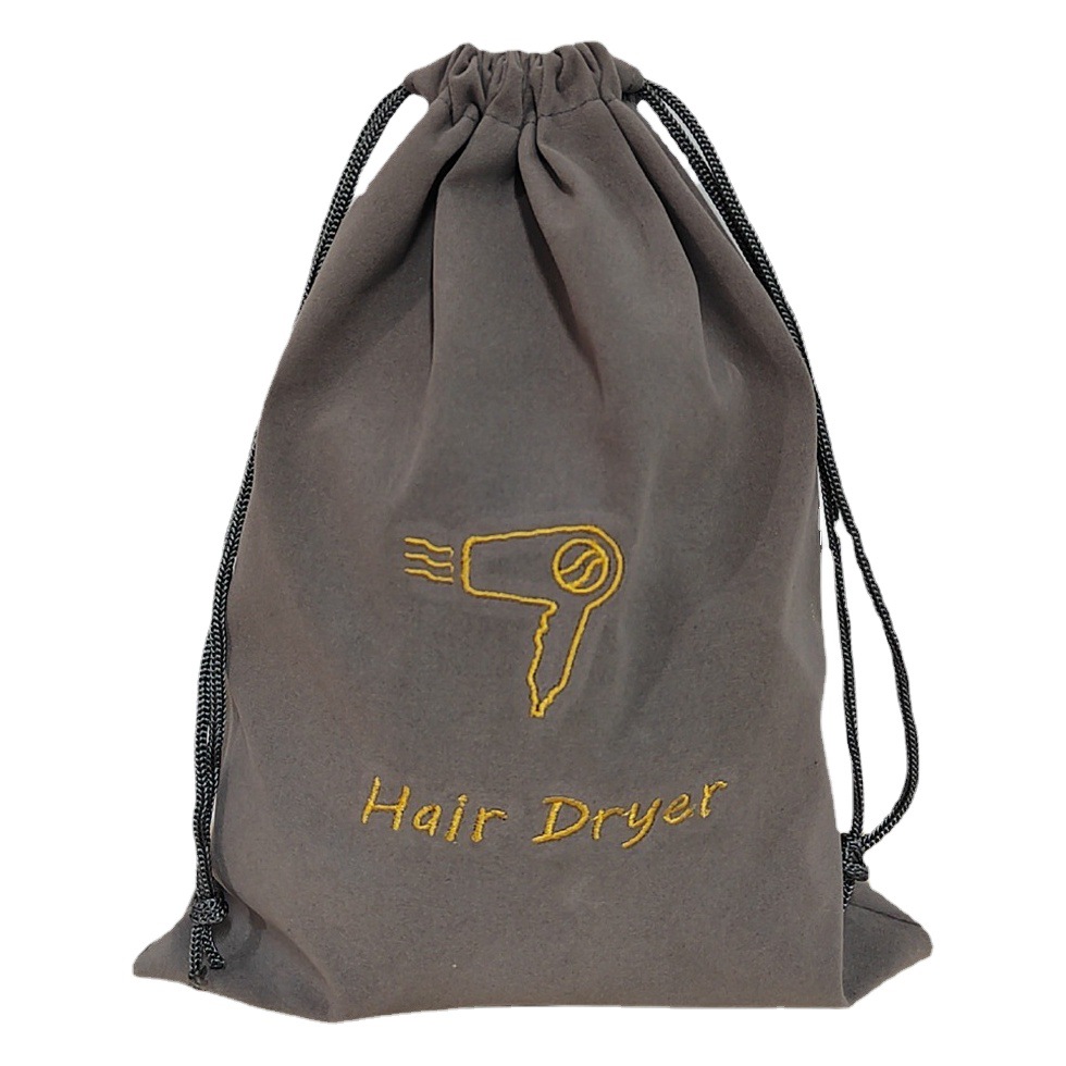 Bolsa de terciopelo bolsa de secador de pelo de hotel bolsa de terciopelo en stock bolsa de cordón bolsa de joyería bolsa de secador de pelo bolsa de almacenamiento bolsa de lino