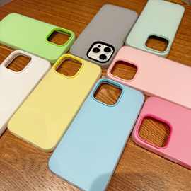 适用苹果18跨境新款果冻手机壳可彩绘iphone17tpu防摔手机保护套
