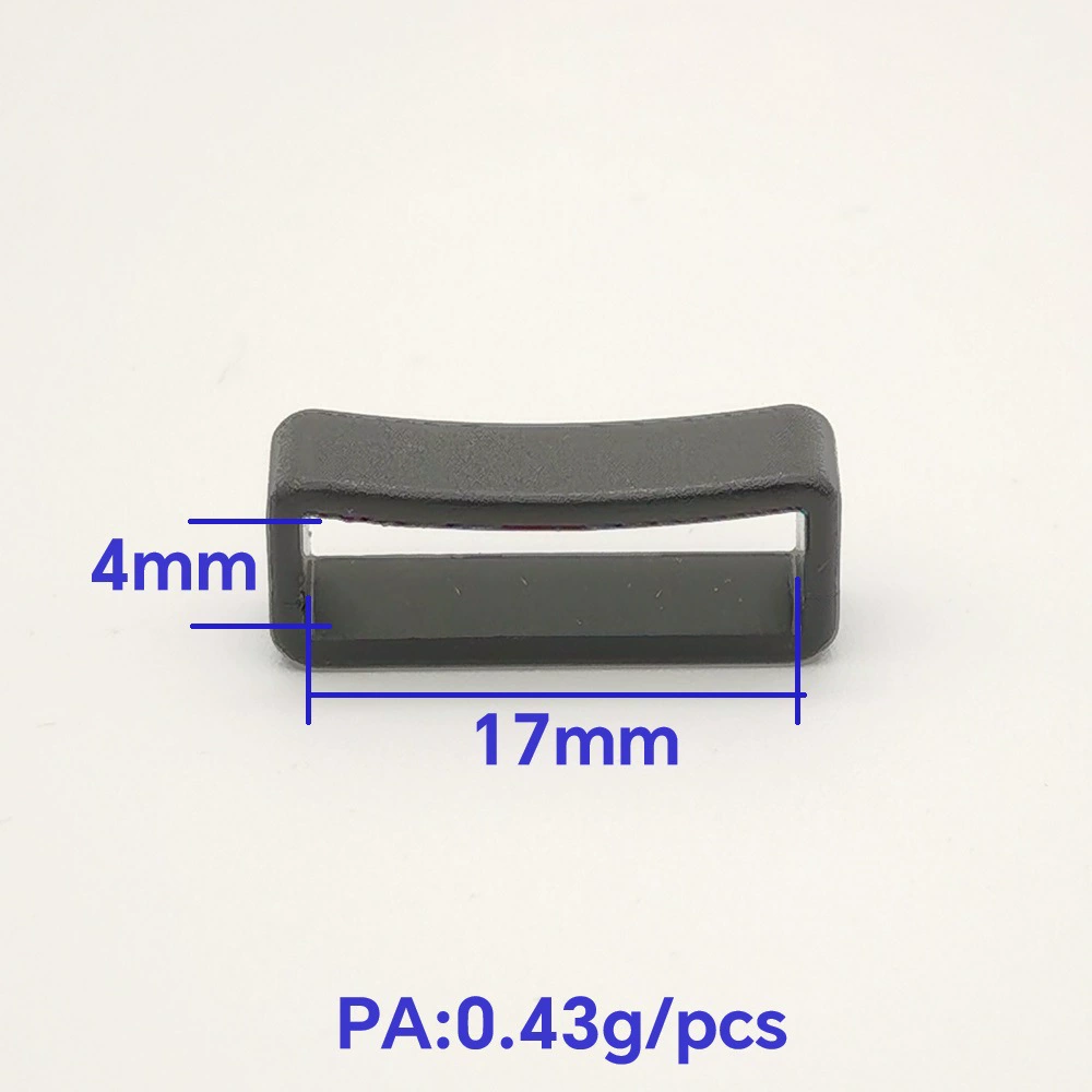 Внутренний 17mm * 4mm пучок пряжка пластиковый зажим для регулировки пряжки