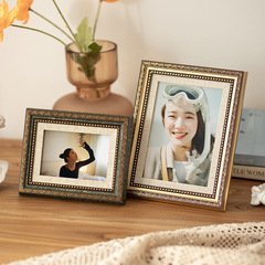 宮廷歐式古典相框擺台批發810寸A412輕奢影樓照片裝飾畫框掛牆框