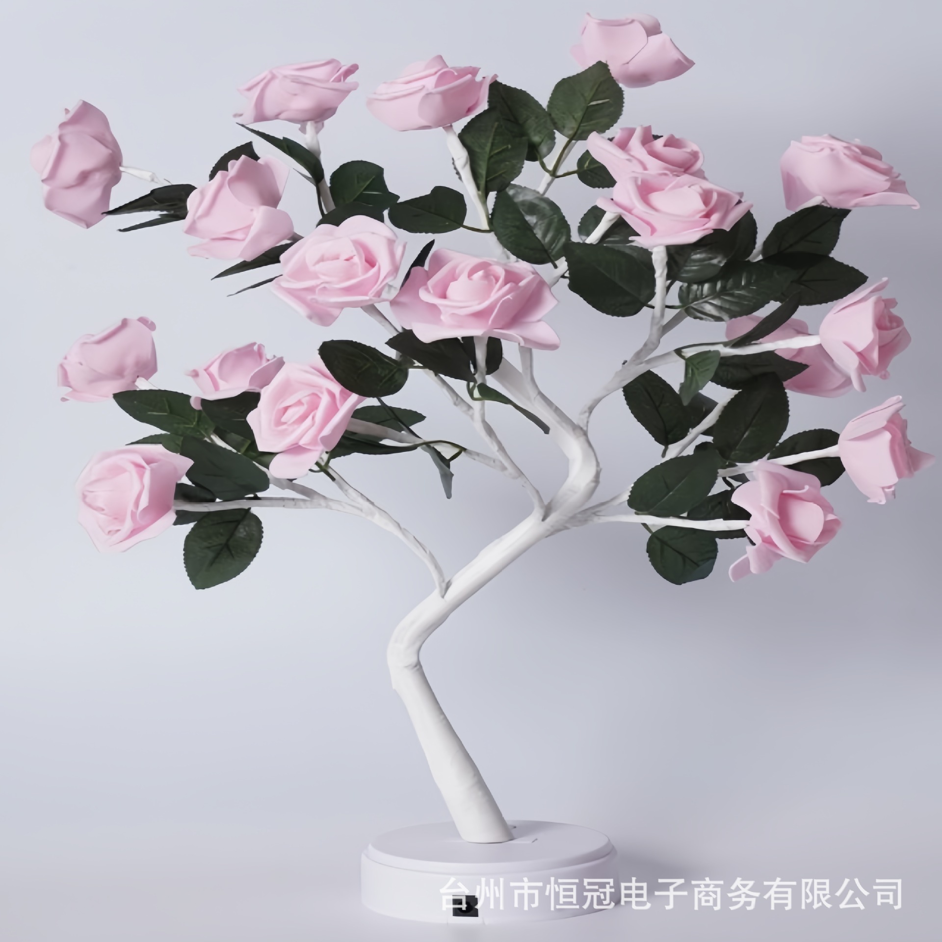 18L 핑크장미나무등 [따뜻한 빛]