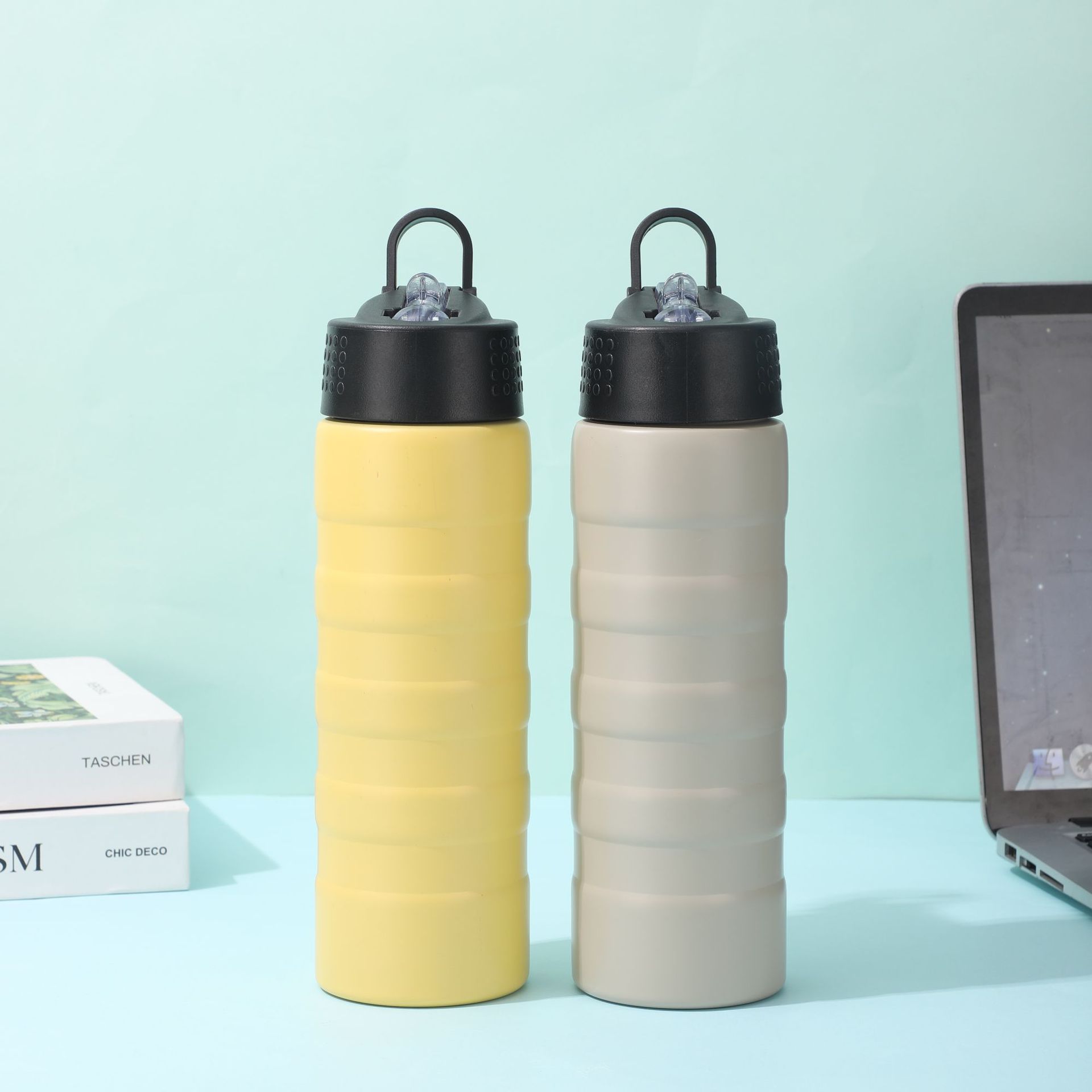 304 taza de vacío de acero inoxidable hogar simple botella de agua portátil al aire libre de viaje portátil deportes taza de agua fábrica al por mayor