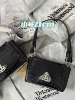 Black small underarm bag, crocodile print